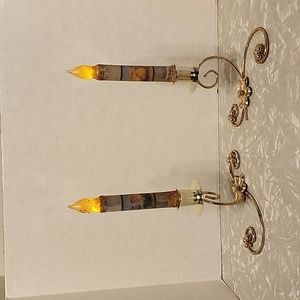 Candle Holder set with bunny candles 🐰 🐇